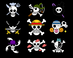 straw hats jolly rogers