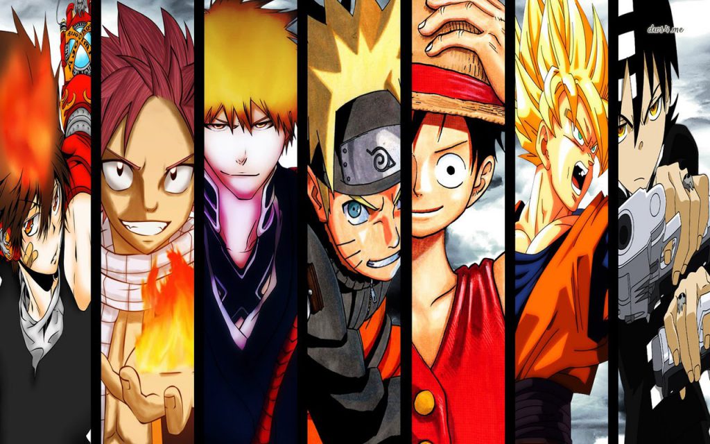 one piece fairytail bleach naruto