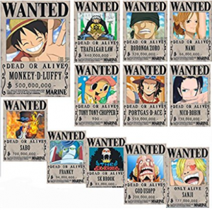 Wanted Posters of One Piece - Where to Buy
