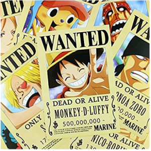 Wanted Posters Of One Piece Where To Buy