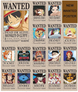 Wanted Posters of One Piece