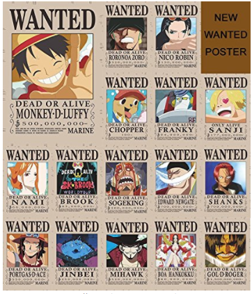 Wanted Posters of One Piece – Where to Buy