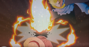 luffy sanji fight