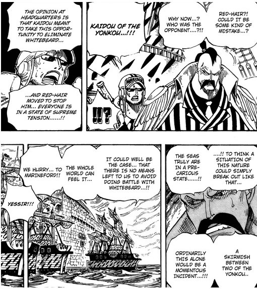 One Piece Shanks Vs Kaido Did They Fight Before Marineford