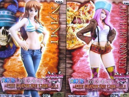 jewelry bonney and nami figure package